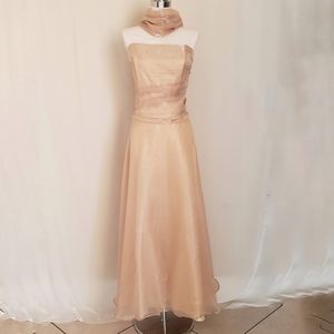 Aspeed 3 piece Strapless Dress